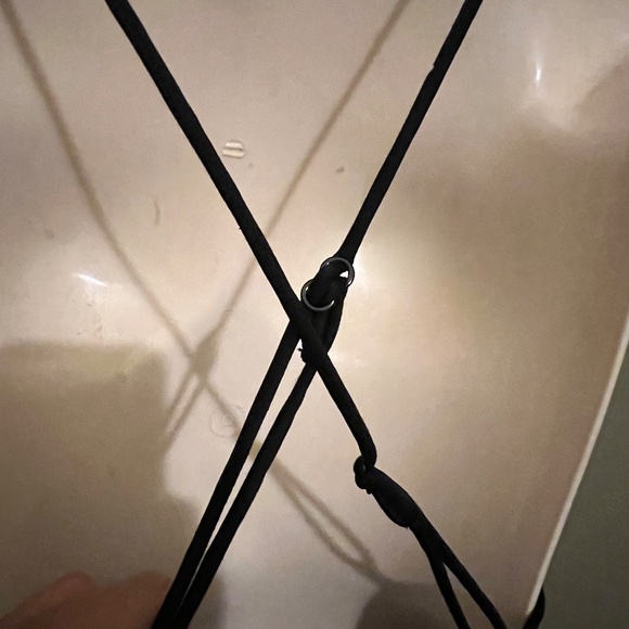 Banana Republic Black Slip Dress Bias Cut Asymmetrical Flounce Hem Size 20 - Picture 5 of 13